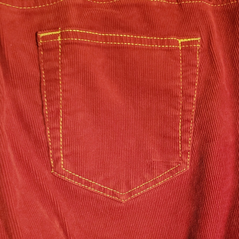 Old Navy RED Corduroy pants